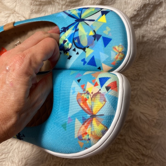 Like new UIN Ballet Flats Slip On Casual Shoes (Cubic Butterflies) - Picture 15 of 16